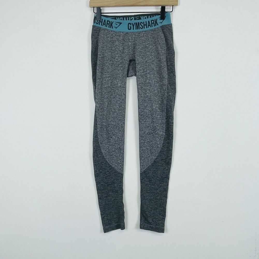 Gymshark Leggings Womens Small Heather Grey Active Pants‎ Gym Running Workout